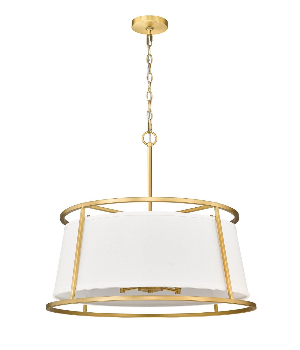 Suspension Lenyx Pendant - Laiton frotté 32" by Z-Lite | Luminaires & cie