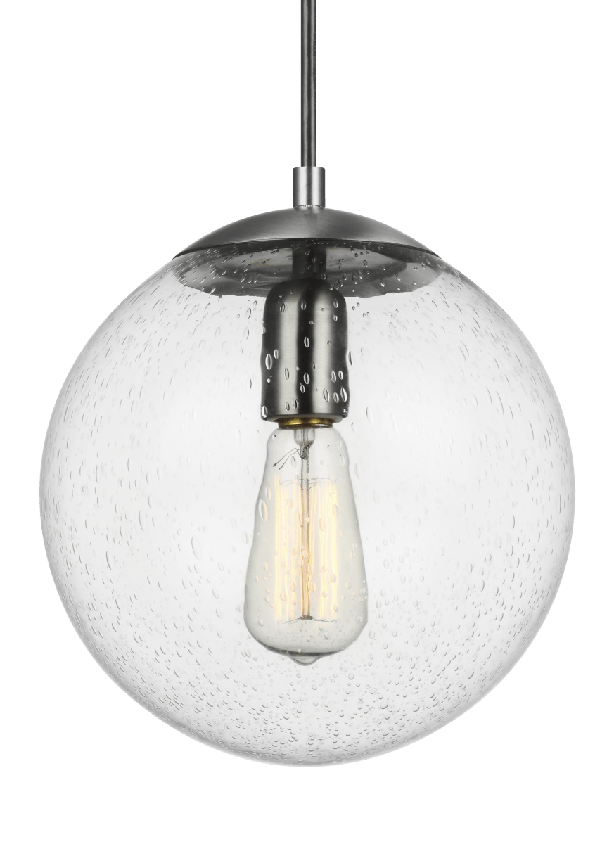 Suspension Leo - Hanging Globe CL - Aluminium satiné 10" by Visual Comfort Studio | Luminaires & cie