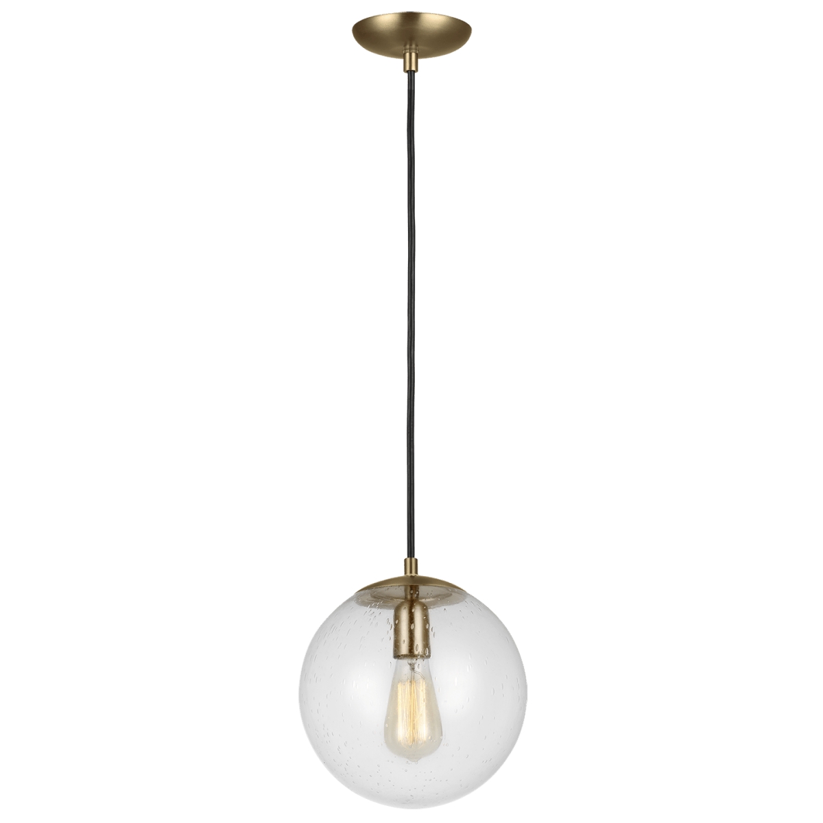 Suspension Leo - Hanging Globe CL - Laiton satiné 10" by Visual Comfort Studio | Luminaires & cie