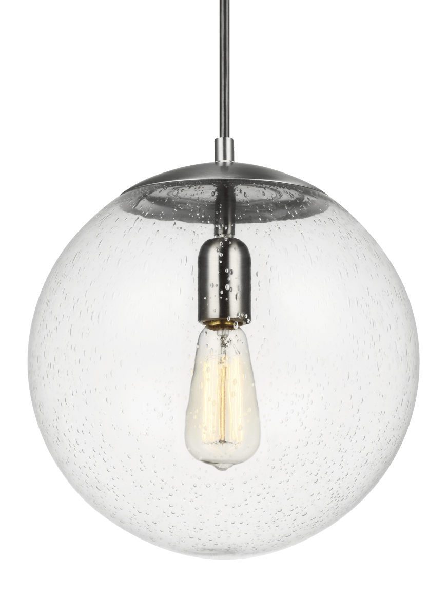 Suspension Leo - Hanging Globe CL - Aluminium satiné 12" by Visual Comfort Studio | Luminaires & cie