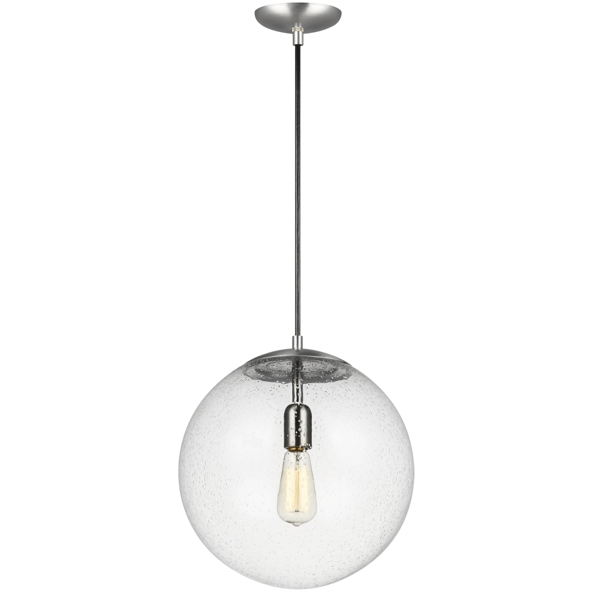 Suspension Leo - Hanging Globe CL - Aluminium satiné 14" by Visual Comfort Studio | Luminaires & cie