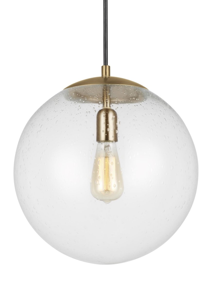 Suspension Leo - Hanging Globe CL - Laiton satiné 14" by Visual Comfort Studio | Luminaires & cie
