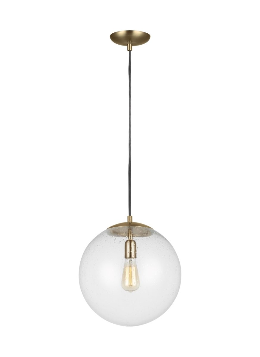 Suspension Leo - Hanging Globe CL - Laiton satiné 14" by Visual Comfort Studio | Luminaires & cie