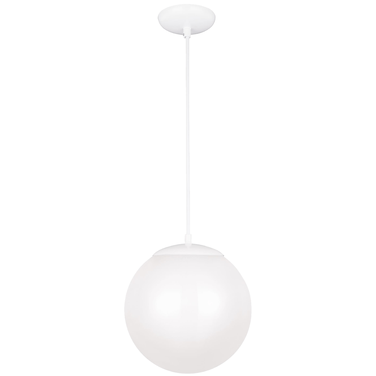 Suspension Leo - Hanging Globe L - Blanc Ampoules DEL incluses by Visual Comfort Studio | Luminaires & cie