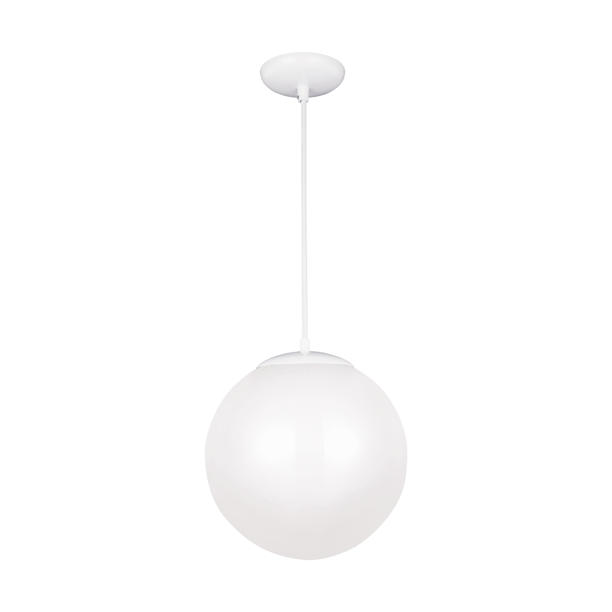 Suspension Leo - Hanging Globe XL - Blanc Module DEL intégré by Visual Comfort Studio | Luminaires & cie