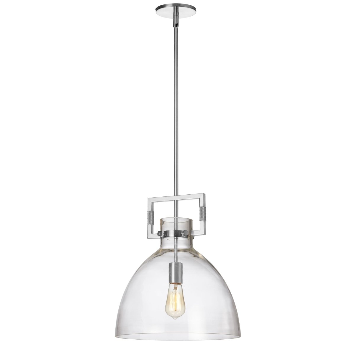 Suspension Liberty - Chrome poli Clair 13 3/4" by Dainolite | Luminaires & cie