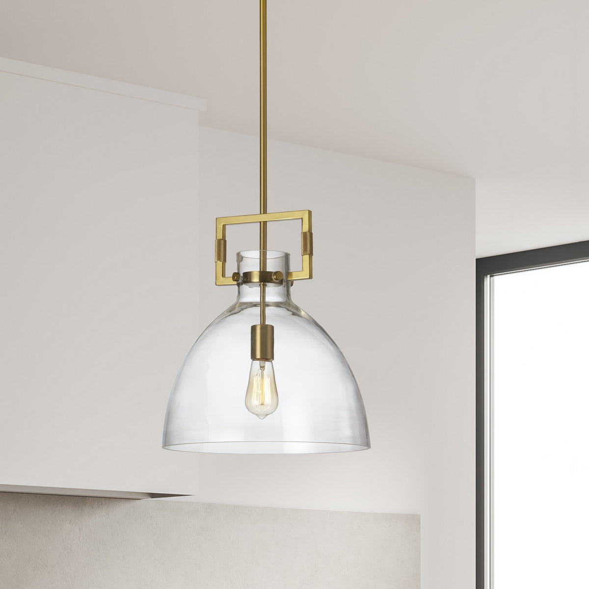 Suspension Liberty Laiton vieilli, Transparent, 13 3/4" – vue 3