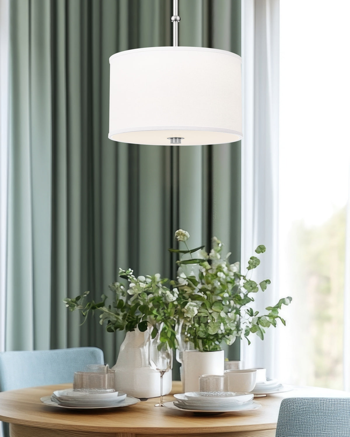 Suspension Linden Nickel brossé, 12" – vue 8