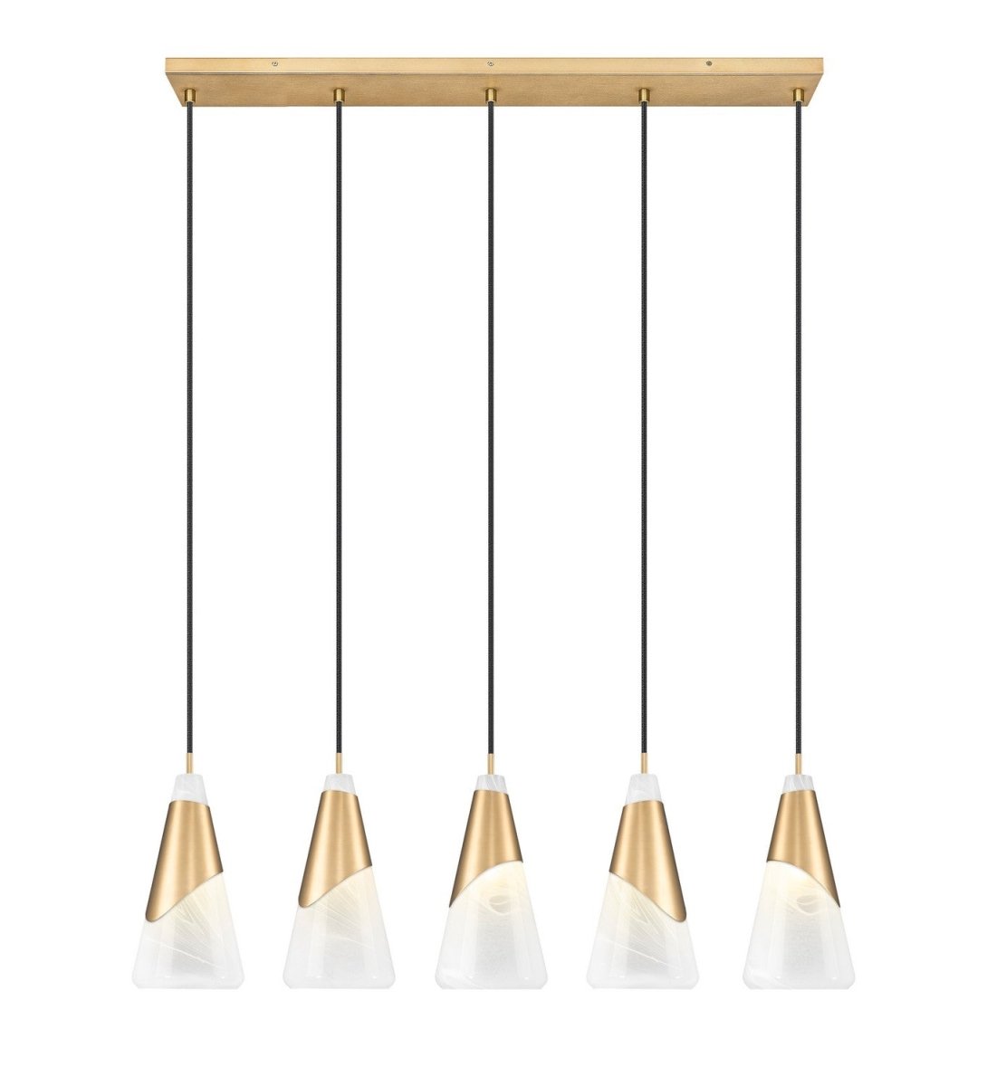 Suspension linéaire Aimie - Or moderne 7" 7 by Z-Lite | Luminaires & cie