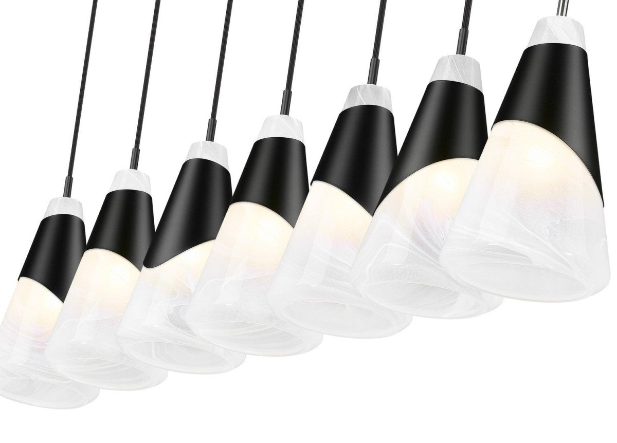 Suspension linéaire Aimie - Or moderne 7" 7 by Z-Lite | Luminaires & cie