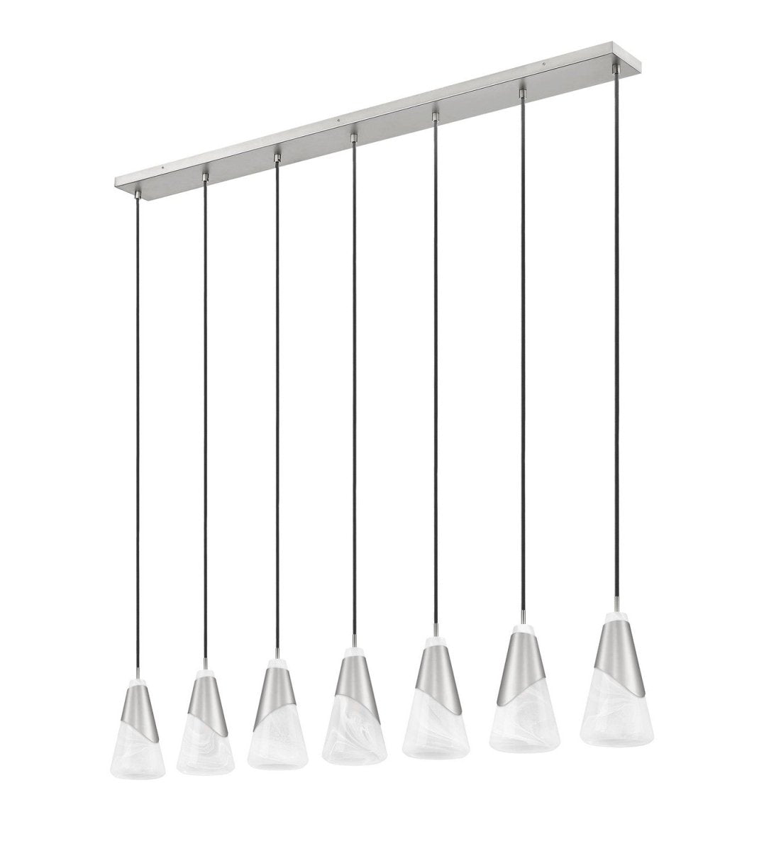 Suspension linéaire Aimie - Or moderne 7" 7 by Z-Lite | Luminaires & cie