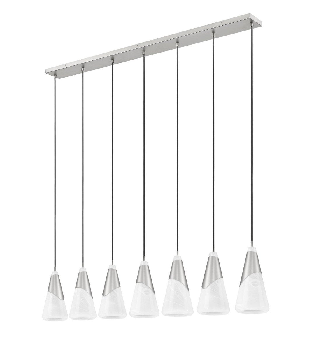 Suspension linéaire Aimie - Or moderne 7" 7 by Z-Lite | Luminaires & cie