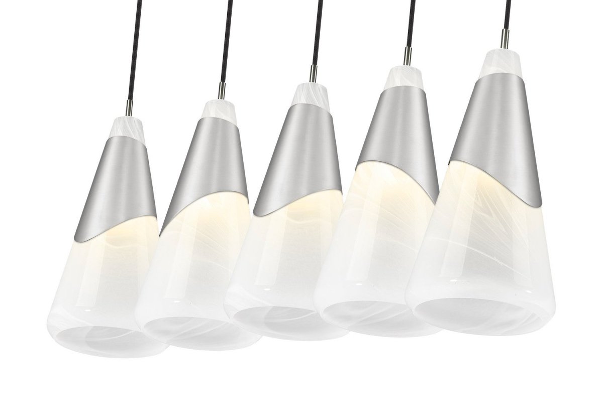 Suspension linéaire Aimie - Or moderne 7" 7 by Z-Lite | Luminaires & cie