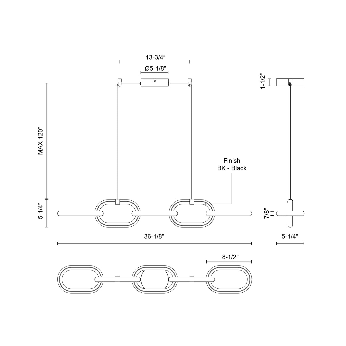 Suspension linéaire Airen – Kuzco Lighting