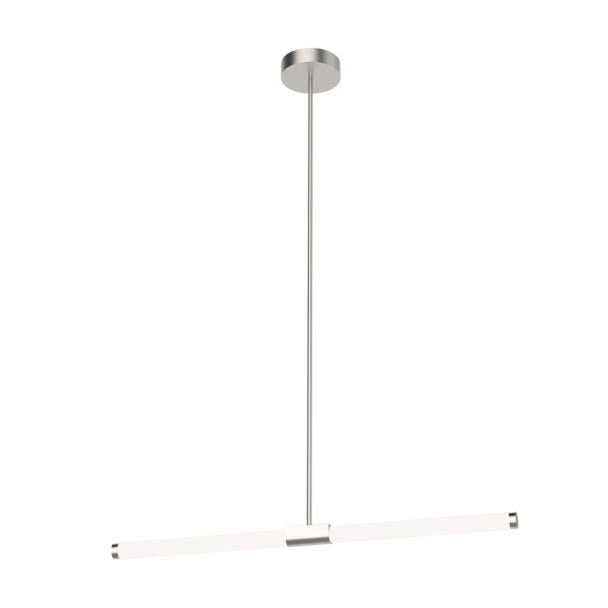Suspension linéaire Akari - Nickel brossé 35 1/2" by Kuzco Lighting | Luminaires & cie