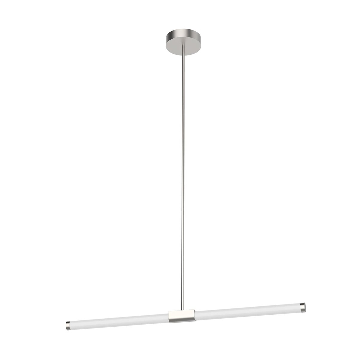 Suspension linéaire Akari - Nickel brossé 35 1/2" by Kuzco Lighting | Luminaires & cie