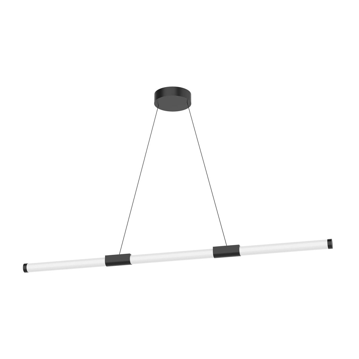 Suspension linéaire Akari - Noir 49 1/2" by Kuzco Lighting | Luminaires & cie