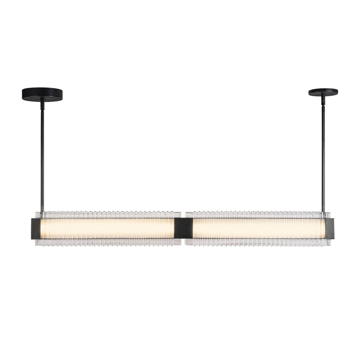 Suspension linéaire Alai - Bronze urbain by Alora Lighting | Luminaires & cie