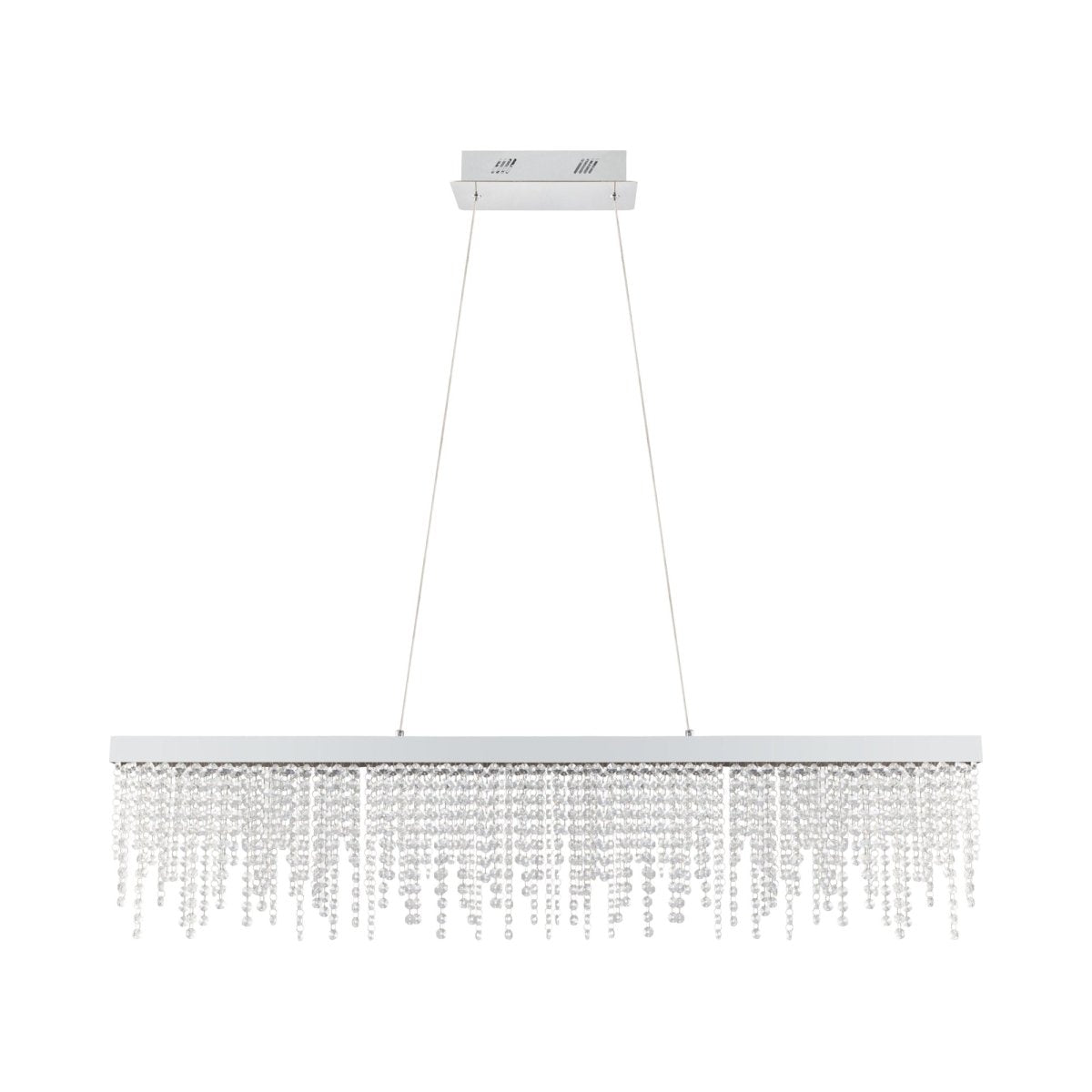 Suspension linéaire Antelao - Chrome 2" by Eglo | Luminaires & cie