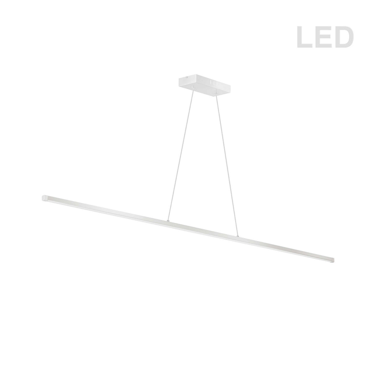 Suspension linéaire Array 48", Blanc / Blanc mat – Dainolite