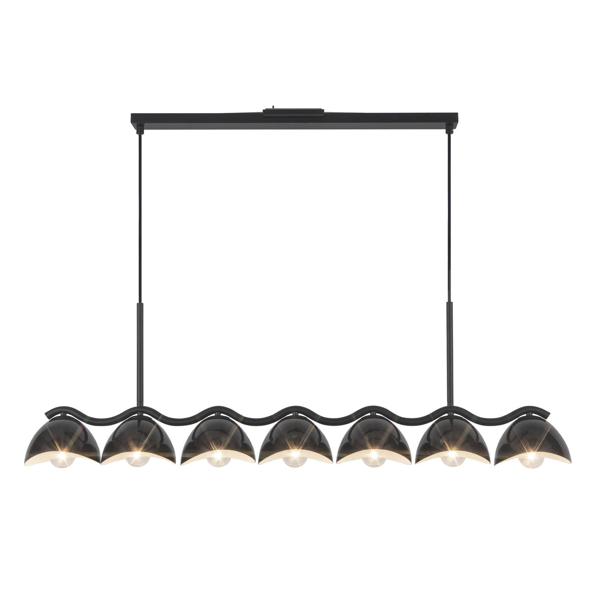 Suspension linéaire Atlas Noir – vue 2