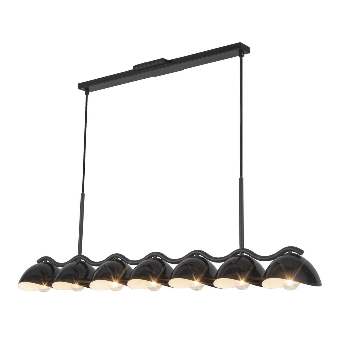 Suspension linéaire Atlas Noir – Kuzco Lighting