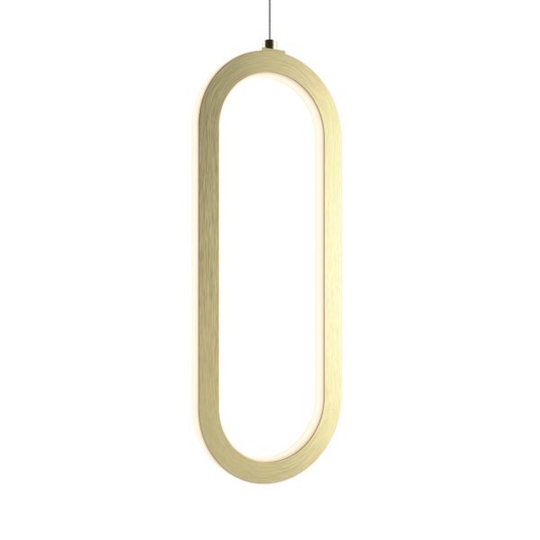 Suspension linéaire Atom - Or by dals | Luminaires & cie