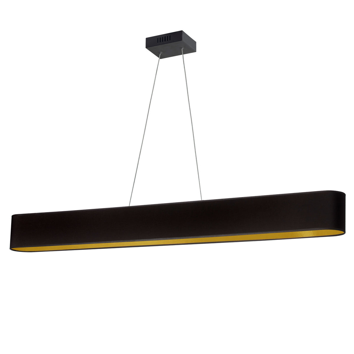 Suspension linéaire Aubrey Noir et or – Dainolite
