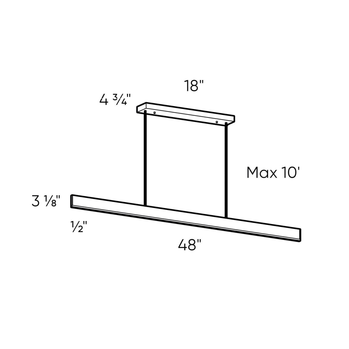 Suspension linéaire Beam