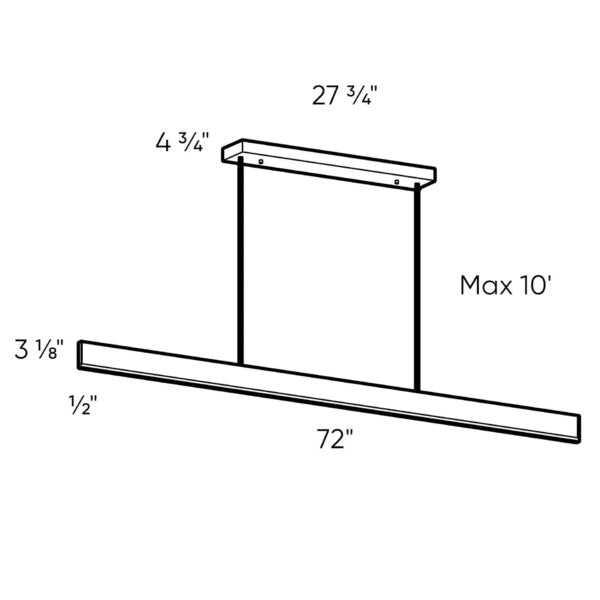 Suspension linéaire Beam