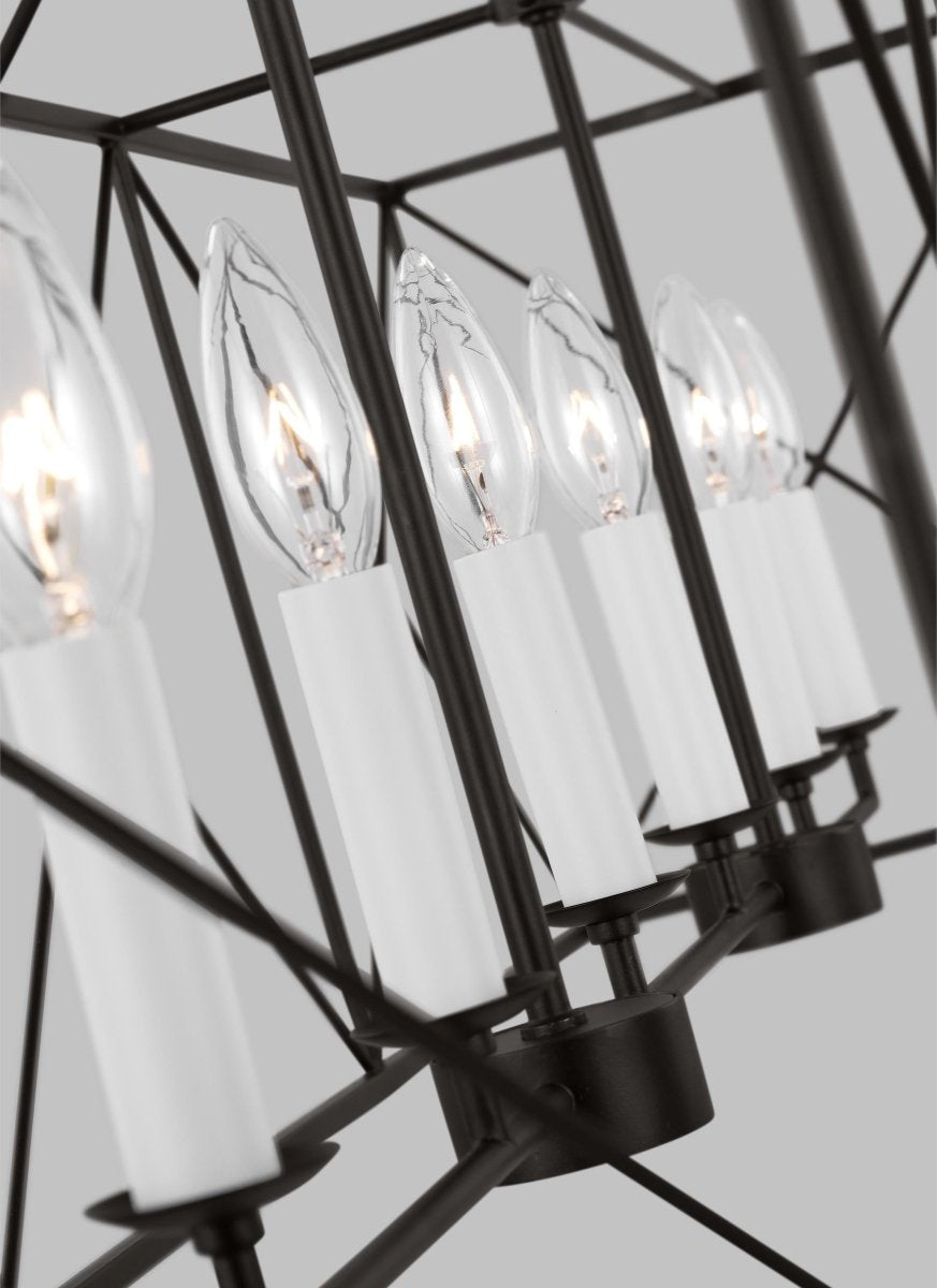 Suspension linéaire Beatrix - Fer vieilli by Visual Comfort Studio | Luminaires & cie