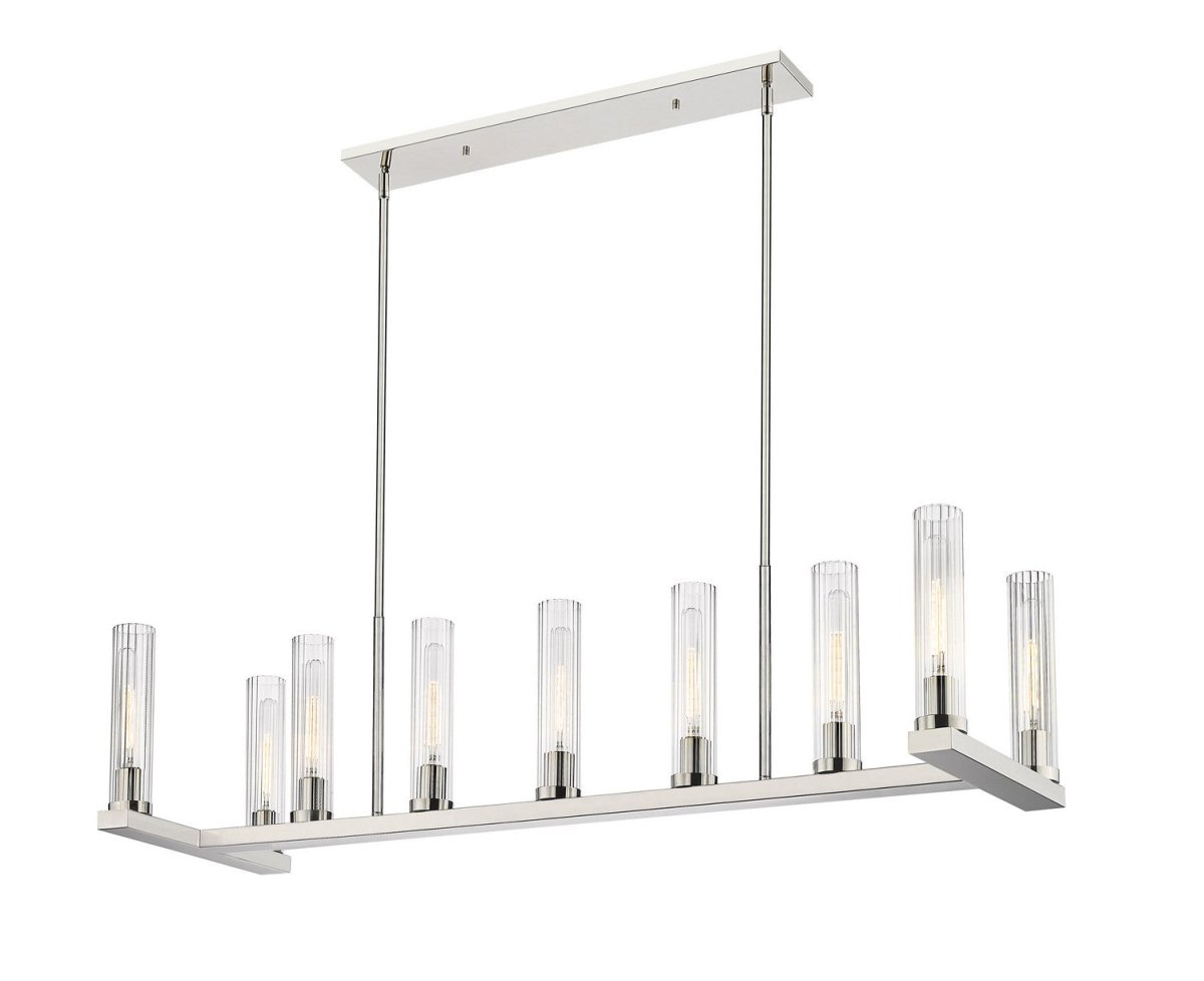 Suspension linéaire Beau - Nickel poli 9 by Z-Lite | Luminaires & cie
