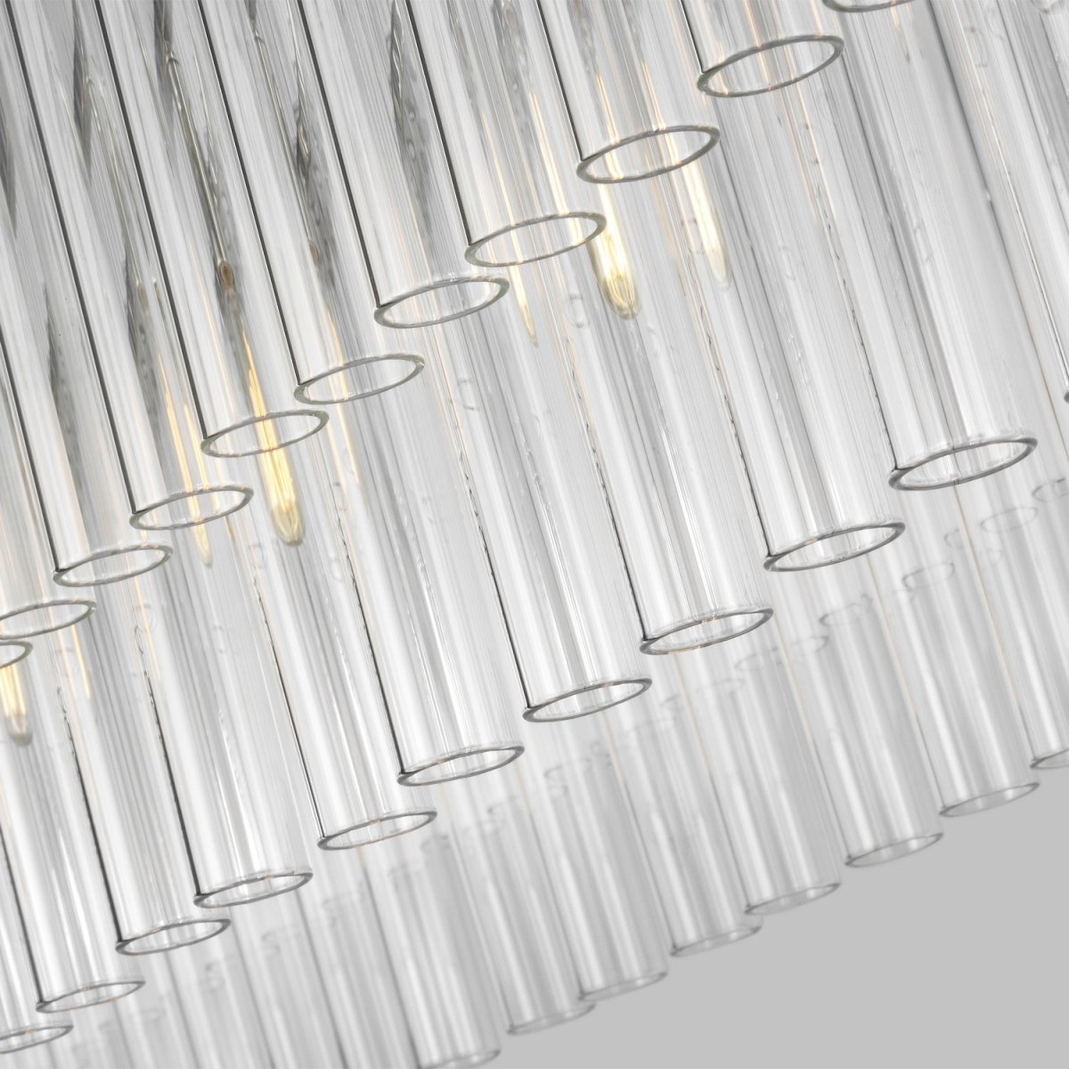 Suspension linéaire Beckett - Nickel poli by Visual Comfort Studio | Luminaires & cie
