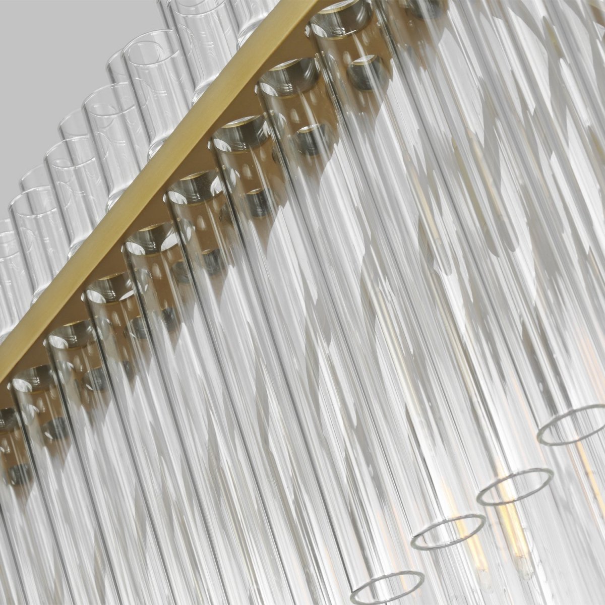 Suspension linéaire Beckett - Nickel poli by Visual Comfort Studio | Luminaires & cie