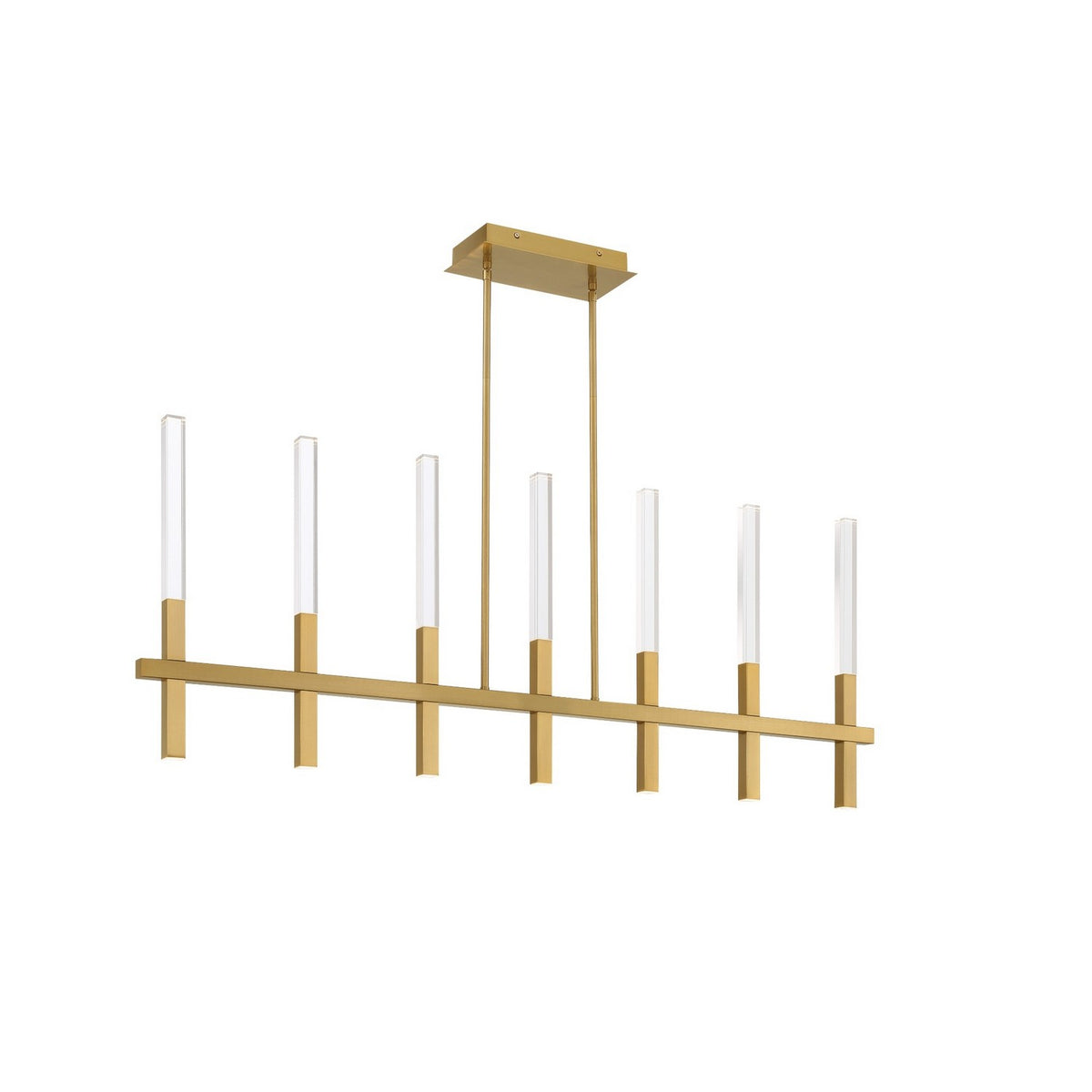 Suspension linéaire Benicio Or brossé – Eurofase