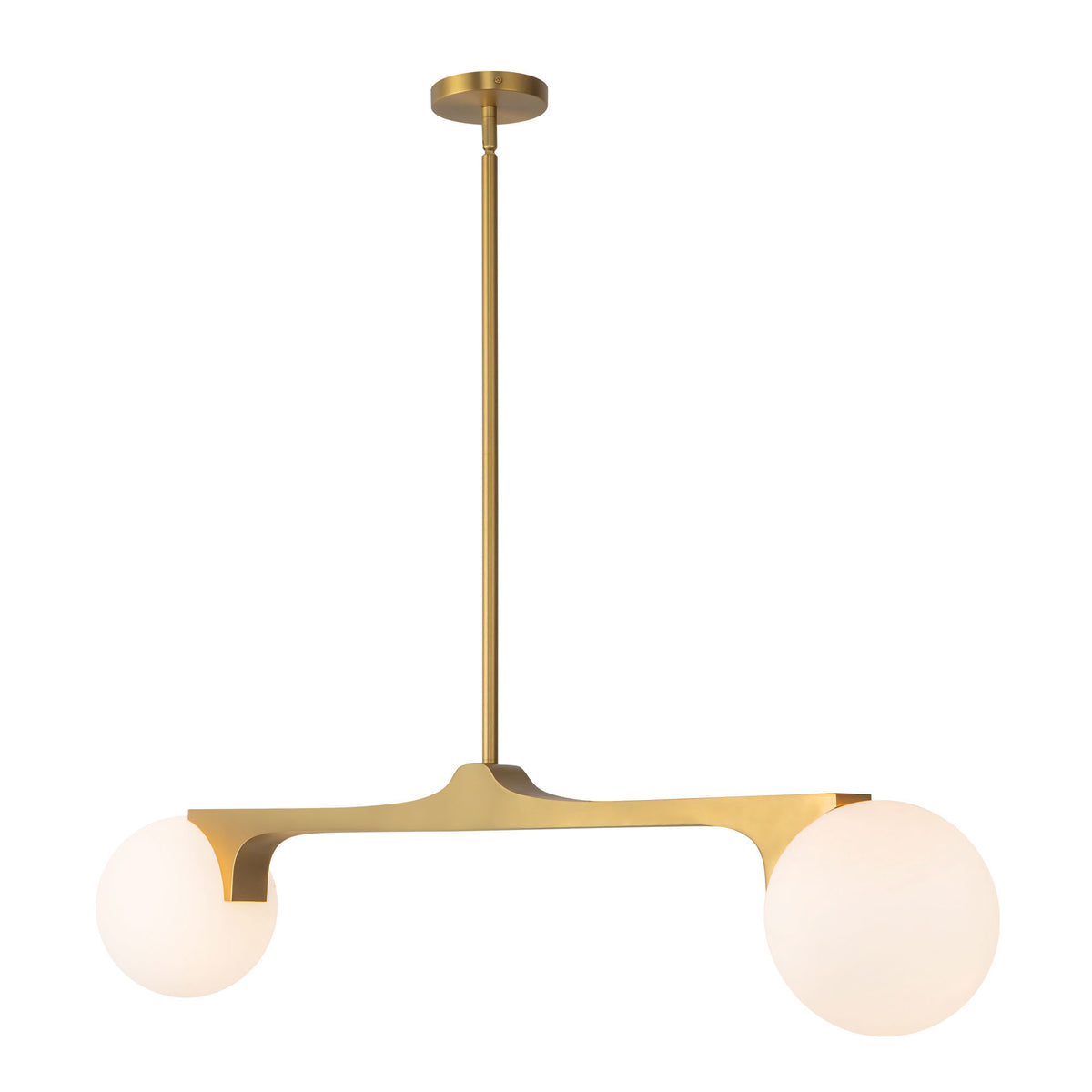 Suspension linéaire Briar Or brossé – vue 2