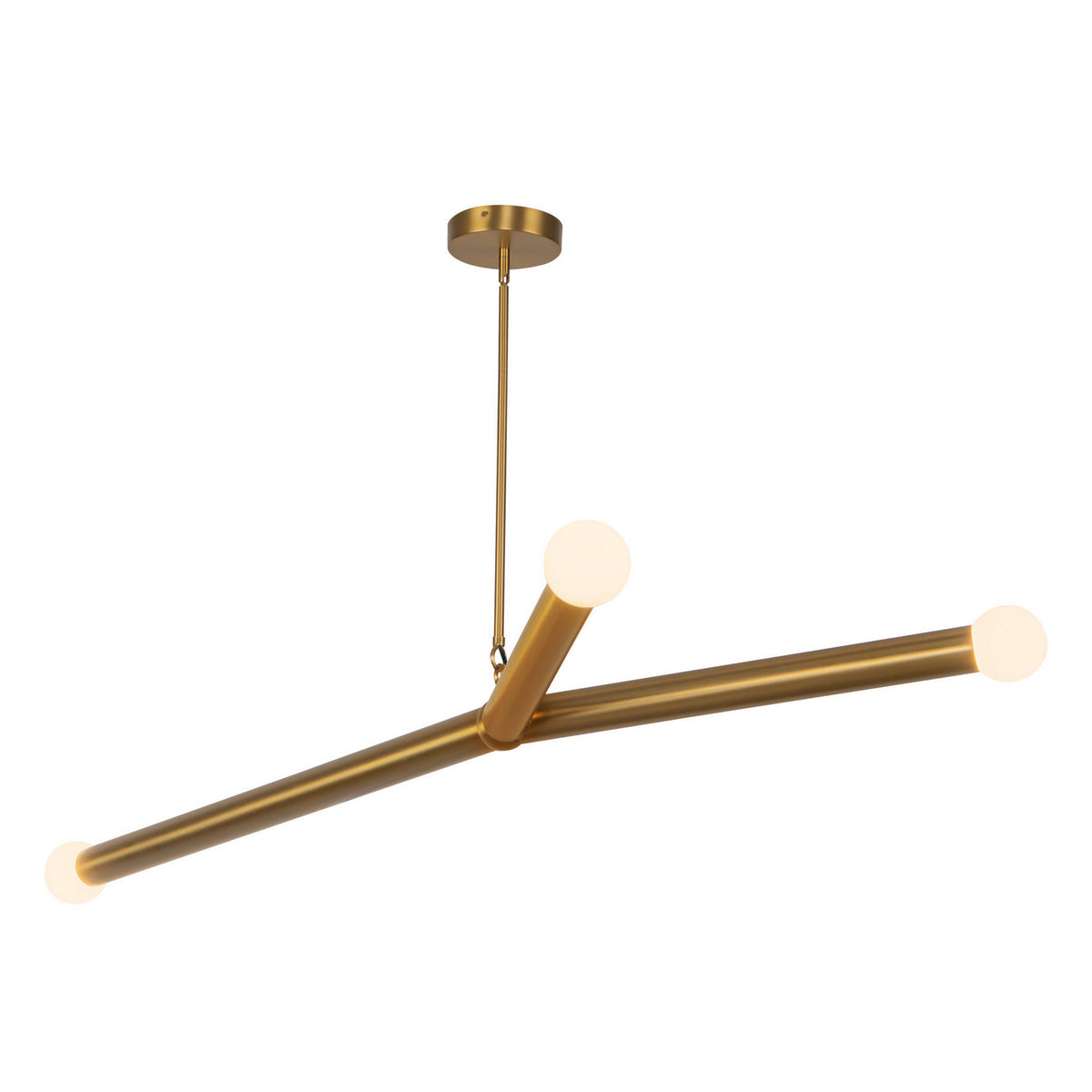 Suspension linéaire Calla Or brossé, 27 1/4" – Kuzco Lighting