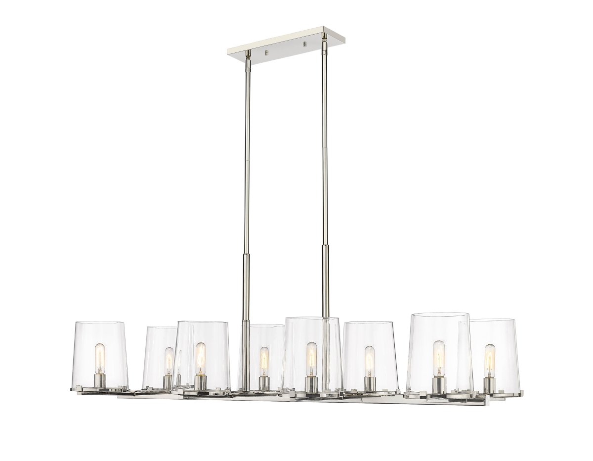 Suspension linéaire Callista - Laiton frotté 8 by Z-Lite | Luminaires & cie
