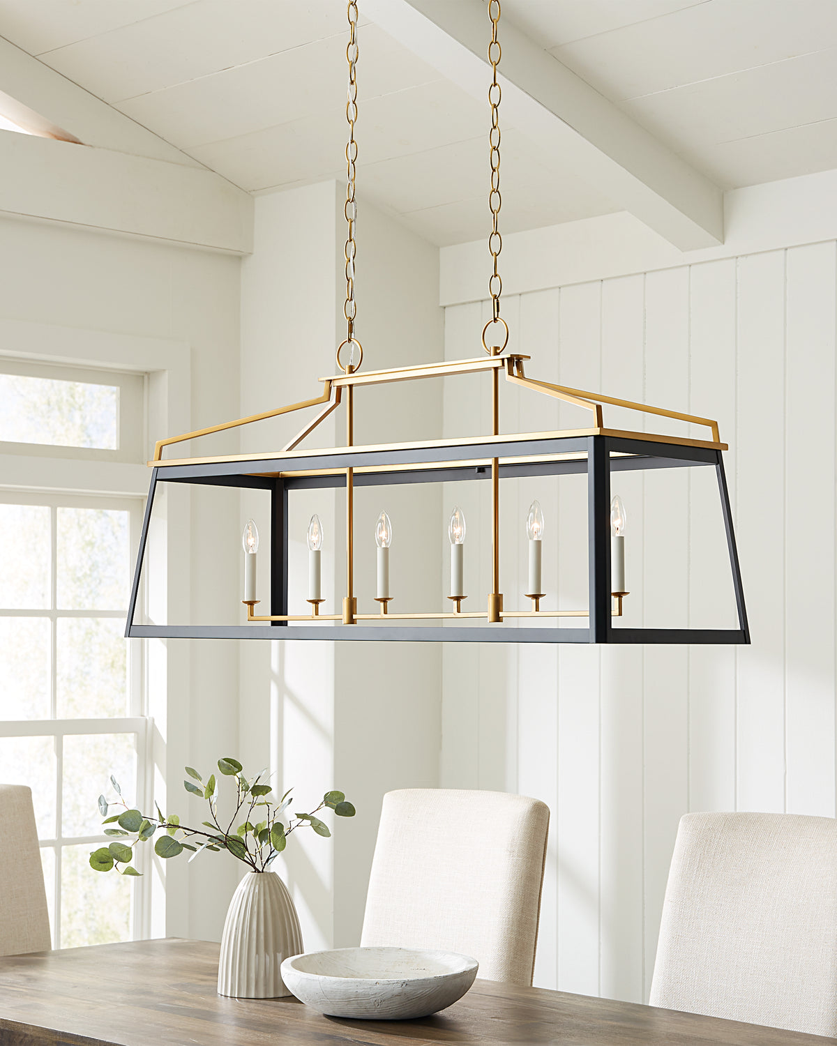 Suspension linéaire Carlow Noir minuit – vue 4