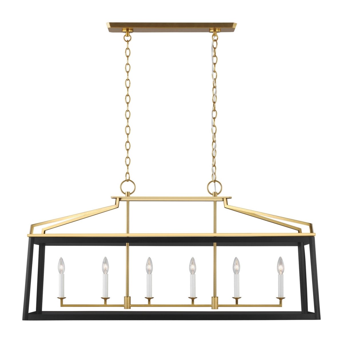 Suspension linéaire Carlow - Noir minuit by Visual Comfort Studio | Luminaires & cie