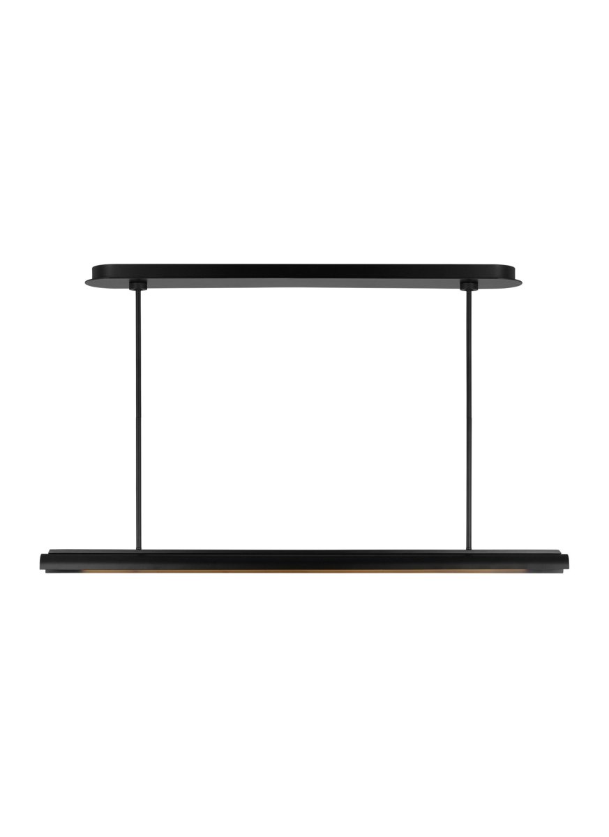 Suspension linéaire Carson - Noir minuit by Visual Comfort Studio | Luminaires & cie