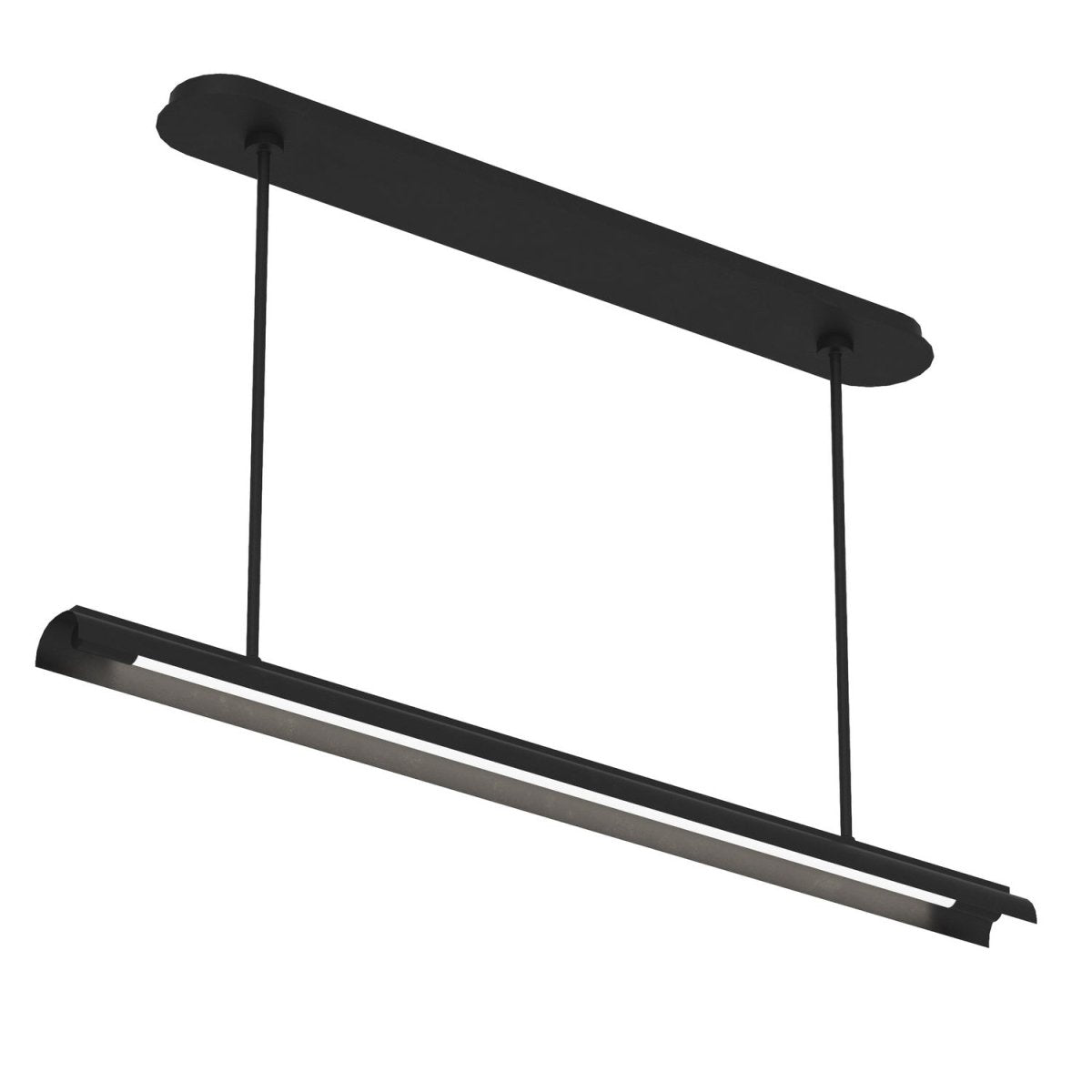 Suspension linéaire Carson - Noir minuit by Visual Comfort Studio | Luminaires & cie