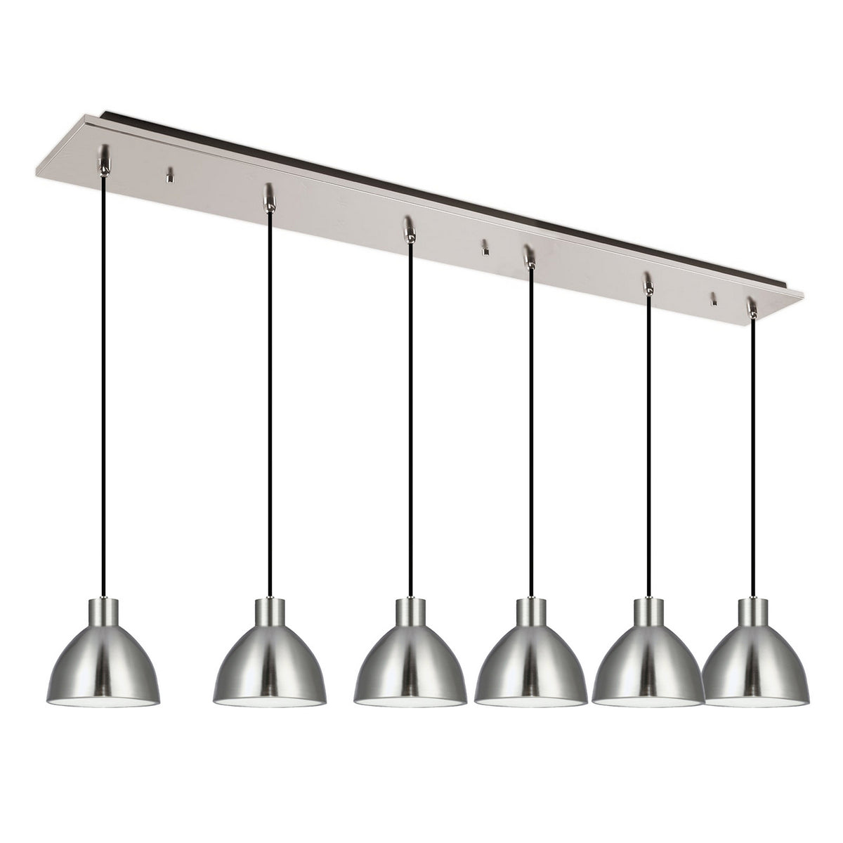 Suspension linéaire Chroma Nickel brossé, 42" – Kuzco Lighting