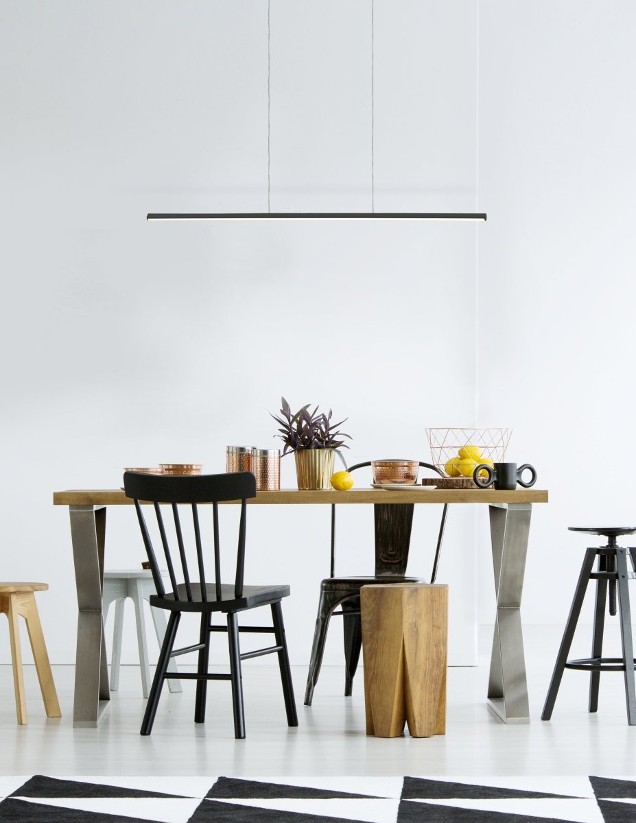 Suspension linéaire Chute - Noir 35 1/2" by Kuzco Lighting | Luminaires & cie