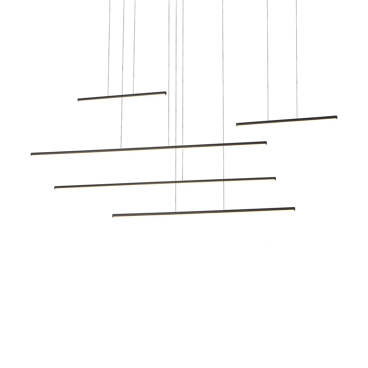 Suspension linéaire Chute Motion Noir – Kuzco Lighting