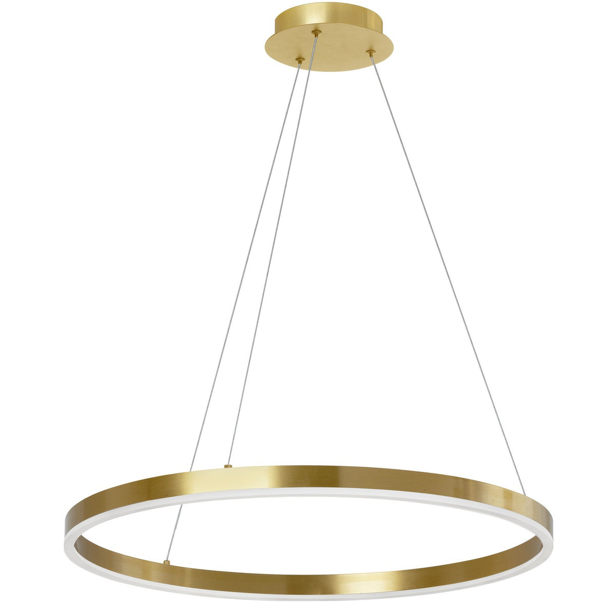 Suspension Circulo Laiton vieilli, 24", 120-277V – Dainolite