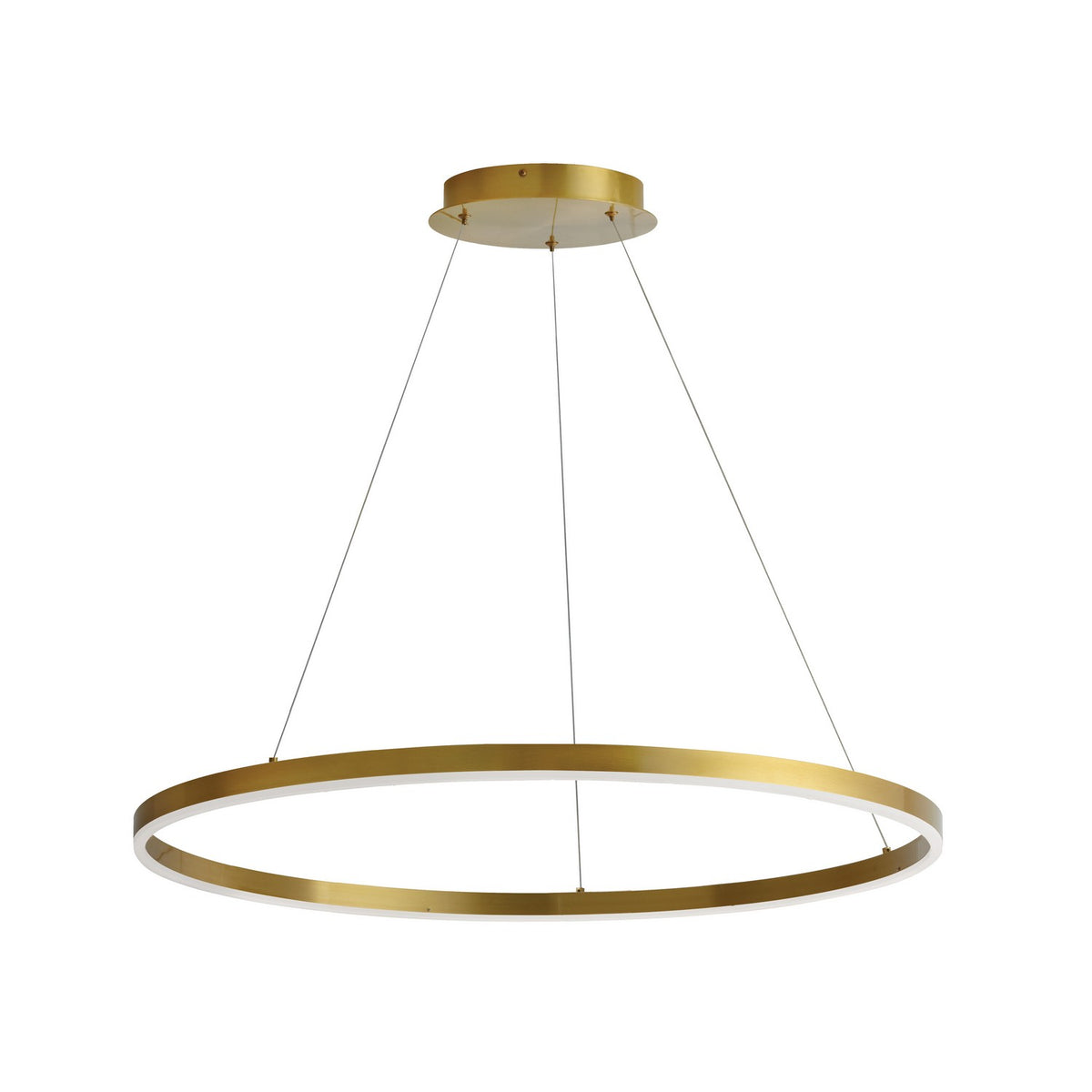Suspension Circulo Laiton vieilli, 32", 120-277V – Dainolite