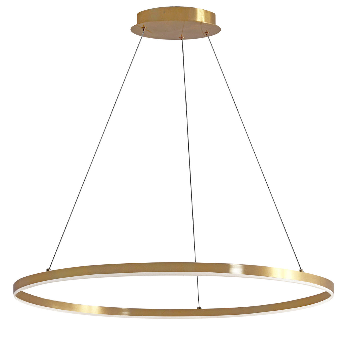 Suspension Circulo Laiton vieilli, 32", 120V – Dainolite