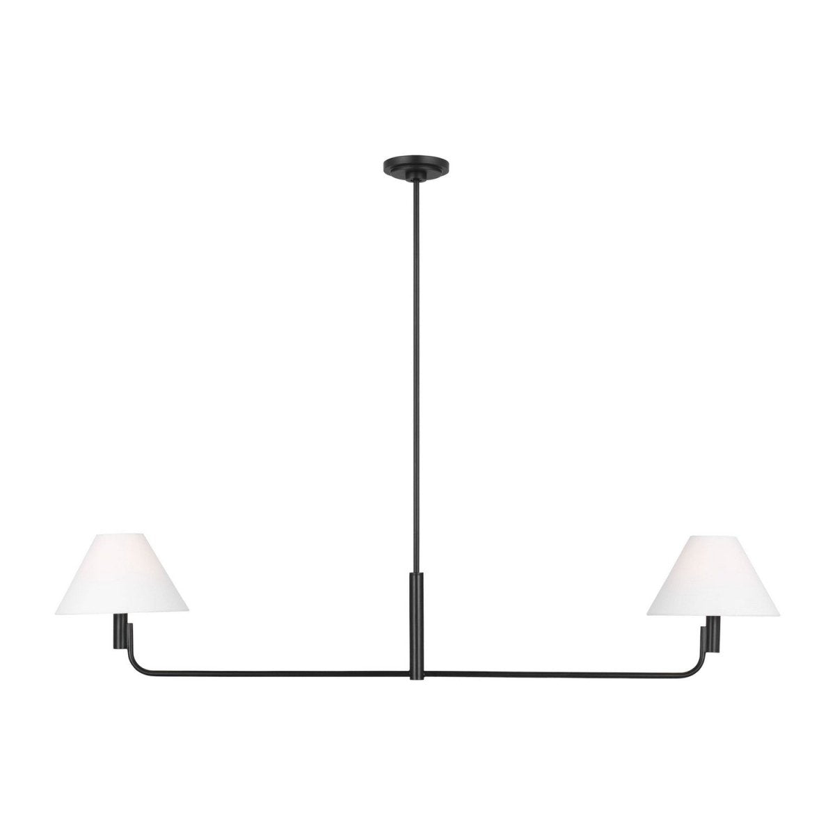 Suspension linéaire Colfax - Fer vieilli by Visual Comfort Studio | Luminaires & cie