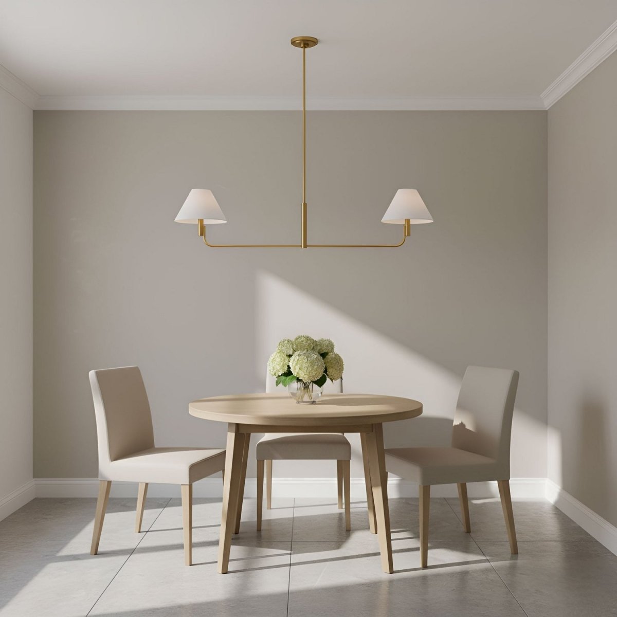 Suspension linéaire Colfax - Laiton bruni by Visual Comfort Studio | Luminaires & cie